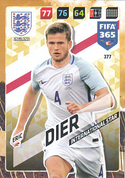 Eric Dier England 2018 FIFA 365 International Star #377